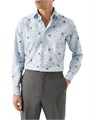 Мужская рубашка с цветочным принтом Eton Slim Fit из 100% органического хлопка, длинные рукава 11167352