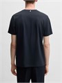 Футболка Boss Slim Fit из мерсеризованного хлопка с короткими рукавами 11165128