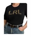 Футболка больших размеров из хлопкового джерси с логотипом из бисера LAUREN Ralph Lauren 11228919