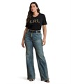 Футболка больших размеров из хлопкового джерси с логотипом из бисера LAUREN Ralph Lauren 11228919