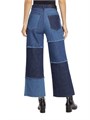 Джинсы patchwork Getty от Rails с широкими штанинами и укороченной длиной 11165581