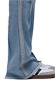 Hudson Jeans Джинсы Walker Reconstruction Kick Flare из мягкого денима с расширяющейся юбкой и пятью карманами 10047543