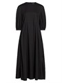 Платье миди Clea A-Line от Max Mara из эластичной хлопковой смеси с рукавами-фонариками и боковыми карманами 11027413