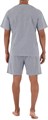 Мужской комплект пижам из легкой ткани Fruit of the Loom, с коротким рукавом, мягкий и удобный 11240561