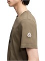 Хлопковая футболка Moncler с круглым вырезом, короткими рукавами и логотипом 11016528