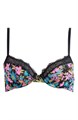Savage X Fenty Романтичный бюстгальтер Hopelace из прозрачной сетки с ярким цветочным принтом и мягким кружевом 10048836