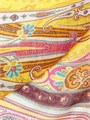 Etro Шарф из льна и шелка с узором пейсли, 70% лен, 30% шелк, размер 114 см x 356 см 11167214