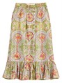 Valentino Garavani Юбка Lame', с принтом пейсли Voyage Imaginaire из 82% шелка и 18% полиэстера, произведено в Италии 11167649