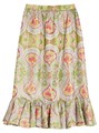 Valentino Garavani Юбка Lame', с принтом пейсли Voyage Imaginaire из 82% шелка и 18% полиэстера, произведено в Италии 11167649