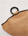 Topshop Сумка Gianni из натуральной соломы с большими ручками и контрастной окантовкой 11234174