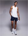 Тренировочная майка Nike Running Dri-FIT Breathe белого цвета с круглым вырезом и сетчатой тканью 11234398