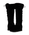Женские ботинки UGG Classic Femme Over-the-Knee Lace с замшевым верхом и устойчивой подошвой Treadlite 11177531