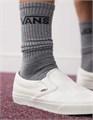Кеды Vans Classic Slip-On с шахматным белым принтом, низким профилем и мягкой стелькой 11230362