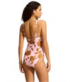 Купальник Seafolly Rococo цельный с декольте, сборками и поддержкой груди 11237527
