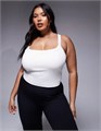 4505 Молодёжный безшовный спортивный топ с бюстье и открытой спиной, идеальный для фитнеса 11178433