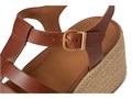 FitFlop PLATFFORMS Кожаные эспадрильи на платформе с угловым каблуком и регулируемой пряжкой 10047485