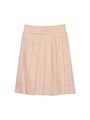 Prada Pleated Eyelet Lace Skirt 11167528