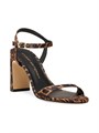 Сандалии Babette на каблуке 85 мм с леопардовым принтом от Stuart Weitzman 11011888