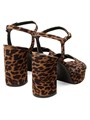 Леопардовые сандалии Dayna 90MM на платформе от Stuart Weitzman 11011907