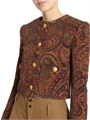 Chloe Paisley Print Collarless Jacket 11166681