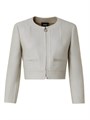 Akris Wool Crepe Short Zip Jacket 11164856