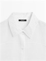 Рубашка Massimo Dutti из 100% льна с вышивкой 11234927