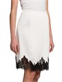 Stella McCartney Satin-Lace Wrap Mini-Skirt 11166554