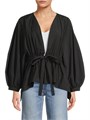 Natori Voluminous Puff-Sleeve Jacket 11166411