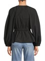 Natori Voluminous Puff-Sleeve Jacket 11166411