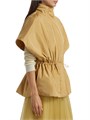 Fabiana Filippi Taffeta Padded Drawcord Cape 11169297