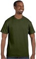 Мужская футболка Jerzees Dri-Power, военная зелёная, 50% хлопок, 50% полиэстер 10022376