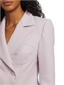 Двубортный структурированный блейзер Naomi от Aknvas, 100% полиэстер, длинные рукава 11164370