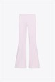Zara Узкие брюки INTERLOCK с завышенной талией из эластичного трикотажа и стильным расклешенным низом 10049369