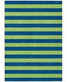 Addison Коврик Chantille для пола, полосатый, UV-стабилизированный, стирается в машине, размер 10x13 футов 11176301