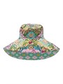 Camilla Панама с широкими полями с цветочным принтом из 100% хлопка. Легкость в уходе 11166225