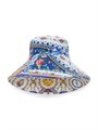 Camilla Широкополая панамка с цветочным принтом из коллекции Tiles Darls, 100% хлопок 11166231