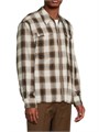 Рубашка Relaxed Second/Layer на молнии из хлопка с клетчатым рисунком и накладными карманами 10049427