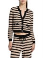 Кардиган Orla из полосатого трикотажа с длинными рукавами и карманами, L',Agence 11166597