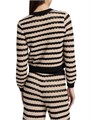 Кардиган Orla из полосатого трикотажа с длинными рукавами и карманами, L',Agence 11166597