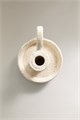 Zara Home Универсальный керамический подсвечник с боковой ручкой, круглой формы для вашего дома 11171692