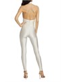 Стрейчевый комбинезон с эффектом сияния и вырезом на шее Abreen от Ronny Kobo 11225767