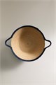 Zara Home Корзина для хранения с ручками из водорослей и контрастным бортиком 11239975