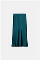 Миди-юбка из сатина Zara с эластичным поясом, размеры XS-XXL 11171649