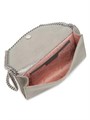 Stella McCartney Мини-сумка Falabella с металлическим блеском и цепочками для плечевого и верхнего переноски, с одним внутренним карманом 11166618