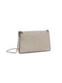 Stella McCartney Мини-сумка Falabella с металлическим блеском и цепочками для плечевого и верхнего переноски, с одним внутренним карманом 11166618