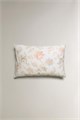 Zara Home Сатиновая наволочка с цветочным принтом, 300 нитей, хлопок 11229666