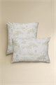 Zara Home Наволочка из хлопкового сатина 300 нитей с рисунком пальм, Toile de Jouy 11229639