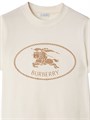 Футболка Burberry из 100% хлопка с вышивкой в виде рыцарского герба, сделано в Португалии 11012421