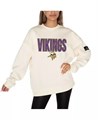 Gameday Couture Женский лонгслив с капюшоном из премиум флиса Minnesota Vikings с дизайнерскими принтами 11239647