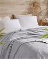Madison Park Легкий дышащий охлаждающий плед Full/Queen размера, 70% вискоза из бамбука, 30% хлопок, жаккардовый узор 11228355